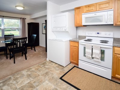 Spacious kitchen at apartments in Eastampton, New Jersey