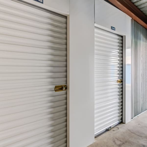 Indoor storage units at StorQuest Self Storage in Diamond Bar, California