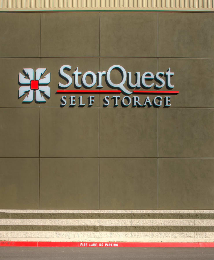 Exterior of StorQuest Self Storage in Sacramento, California
