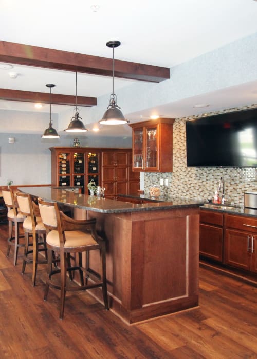 Lounge bar at The Pillars of Mankato in Mankato, Minnesota