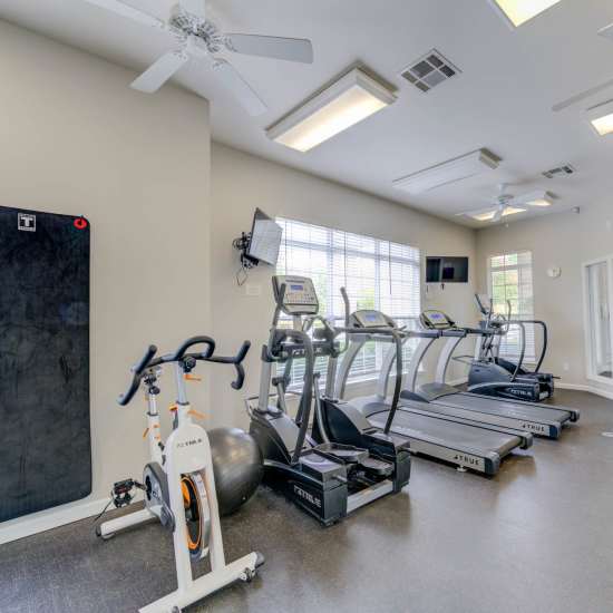 Fitness centre at Boulder Springs in Maryland Heights, Missouri