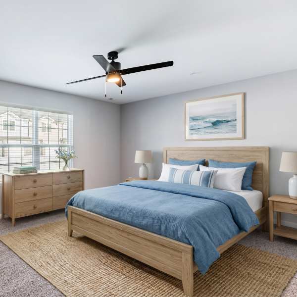 Spacious bedrooms 