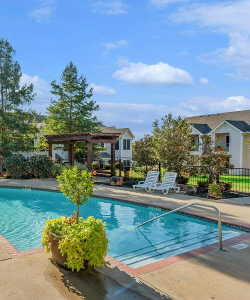 Swimming pool at Lakeview in Fort Worth, Texas