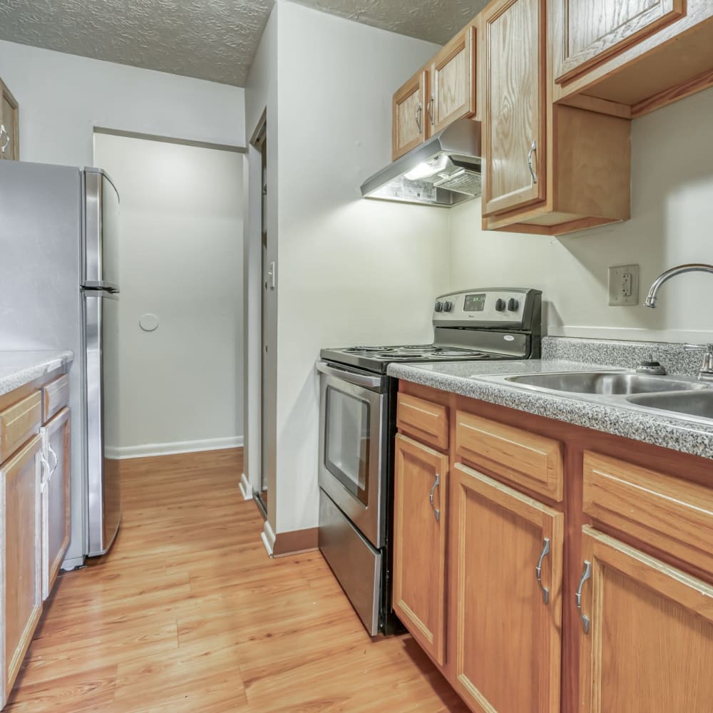 Modern kitchen at Briarcliff Manor, Wheeling, West Virginia