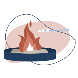 Fire pit icon