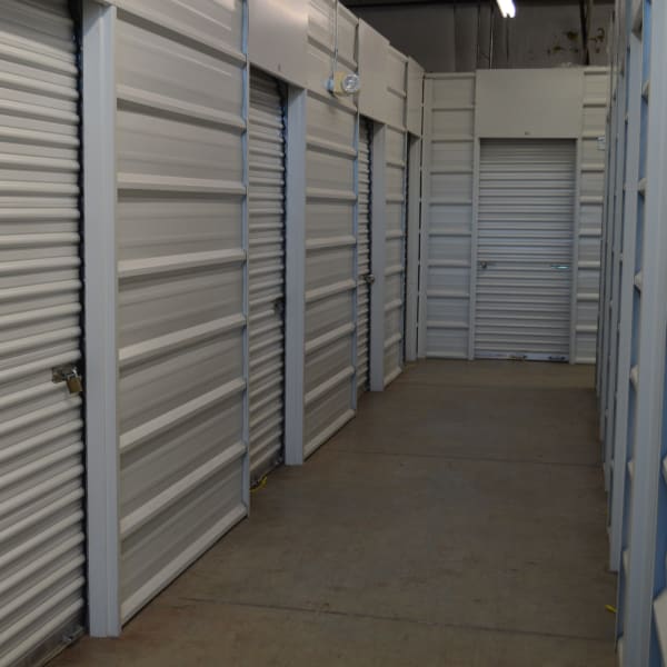 Indoor climate-controlled units at StorQuest Self Storage in Gainesville, Florida
