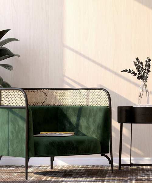 Green decoration at Mary Harvin House in Baltimore, Maryland