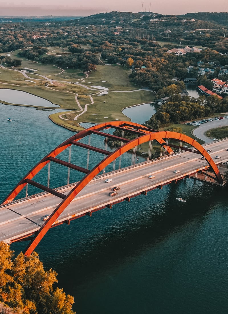 Bridge near Marquis SoCo in Austin, Texas