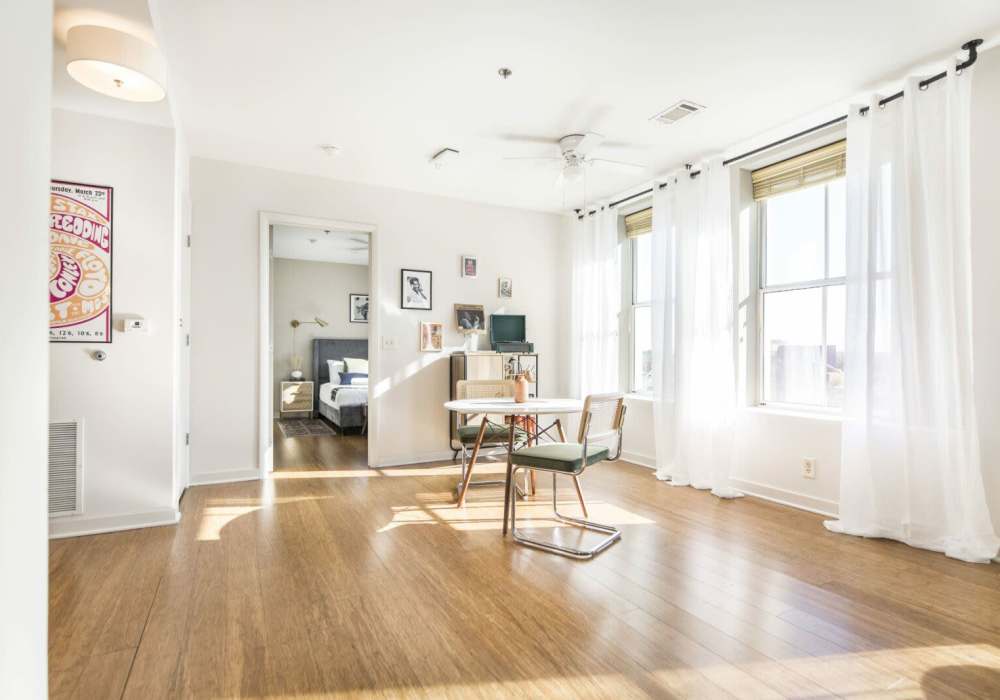 Living room at Lofts at 401 Cherry in Macon, Georgia 