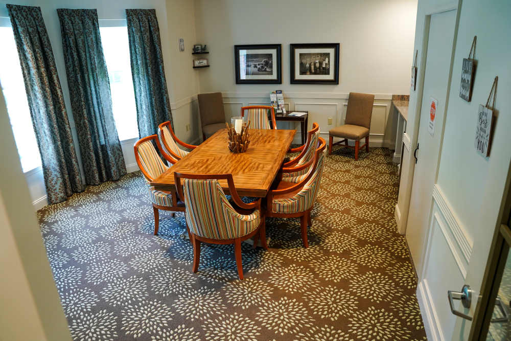 Community room at Harmony on the Peninsula in Yorktown, Virginia