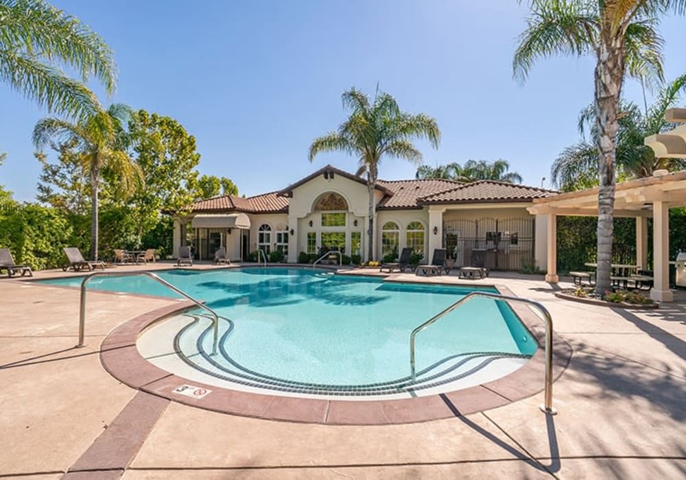 Swimming pool at Bella Rose in Antioch, California