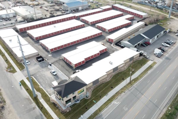 Aerial view of Towne Storage in Orem, Utah