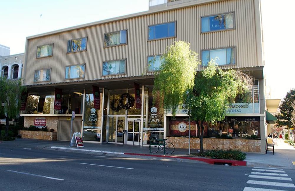 Entrance to Park Place Apartments in Sacramento, California