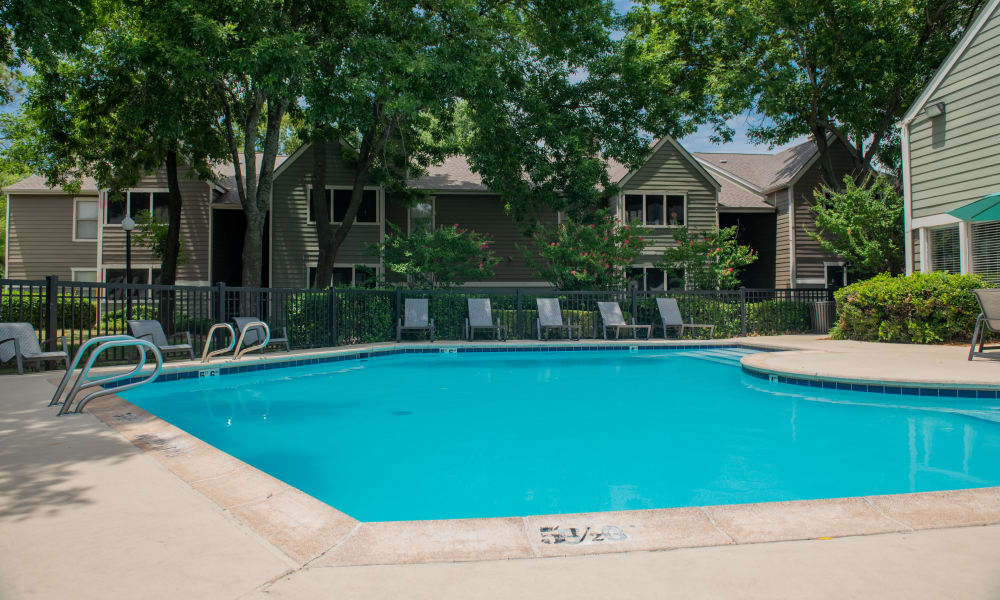 Pool at Sugarberry Apartments in Tulsa, Oklahoma
