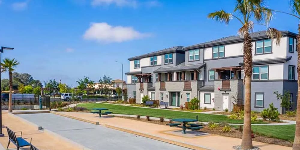 Community area of Village at Vintage Ranch in American Canyon, California