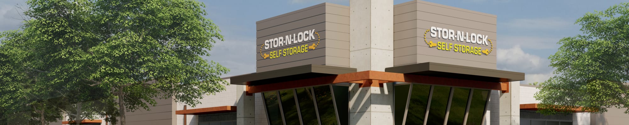 Drive-up storage at STOR-N-LOCK Self Storage in Boise, Idaho