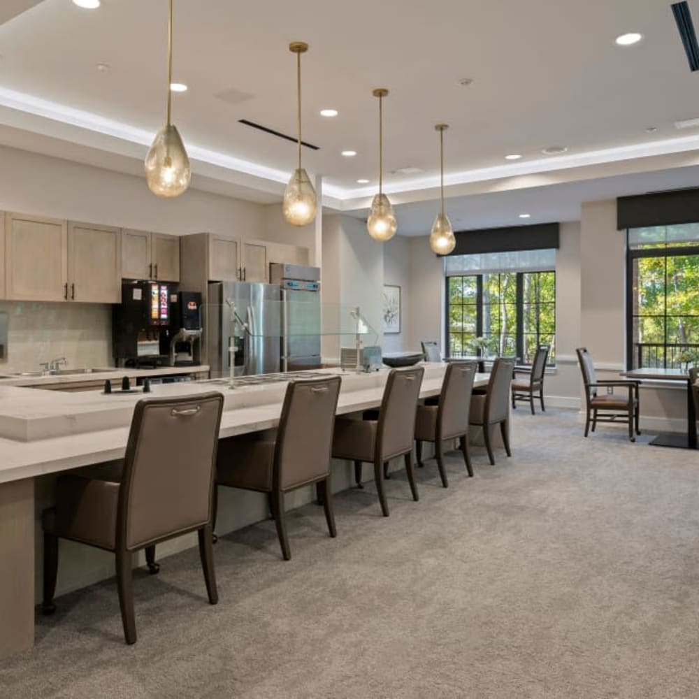 Dining area at Anthology of Tuckahoe in Henrico, Virginia