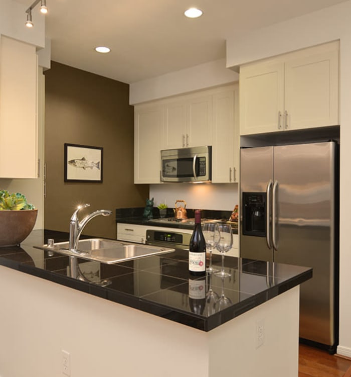 Fabulous kitchen at Chateau Woods Apartments