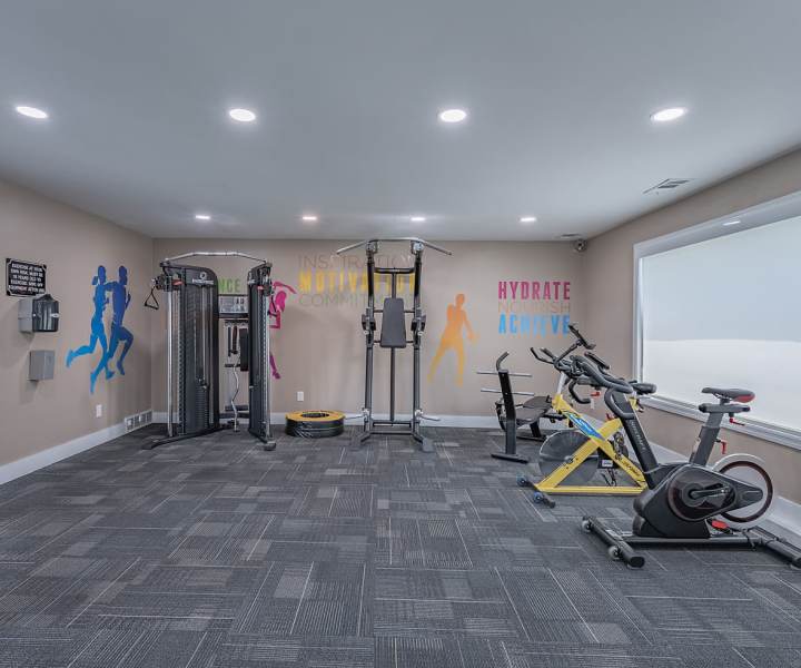 State-of-the-art fitness center at Millcroft Apartments & Townhomes in Milford, Ohio