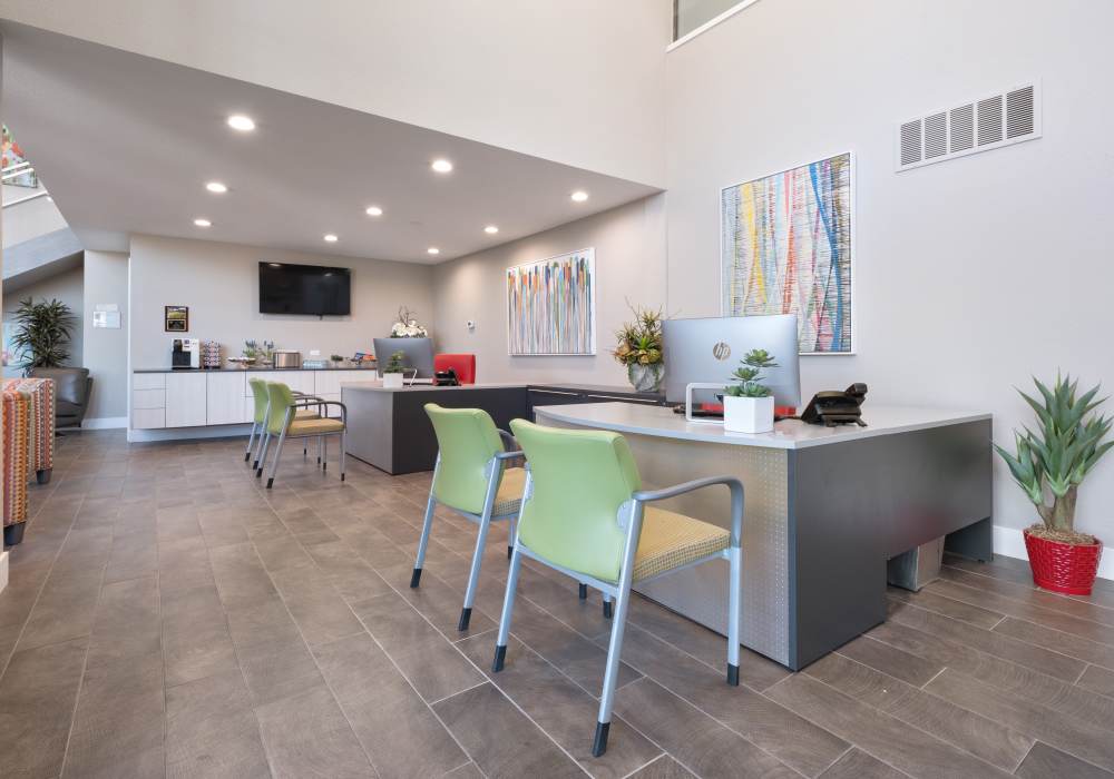 Harbor Cove Apartments in Foster City, California, Clubhouse interior