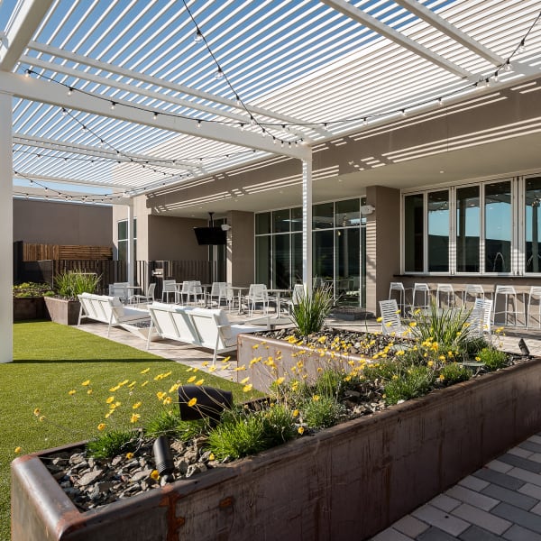 Plenty of room to relax by our poolside Ramada at The Piedmont in Tempe, Arizona