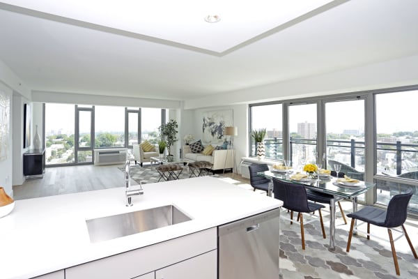 Open floor plans at The Centre