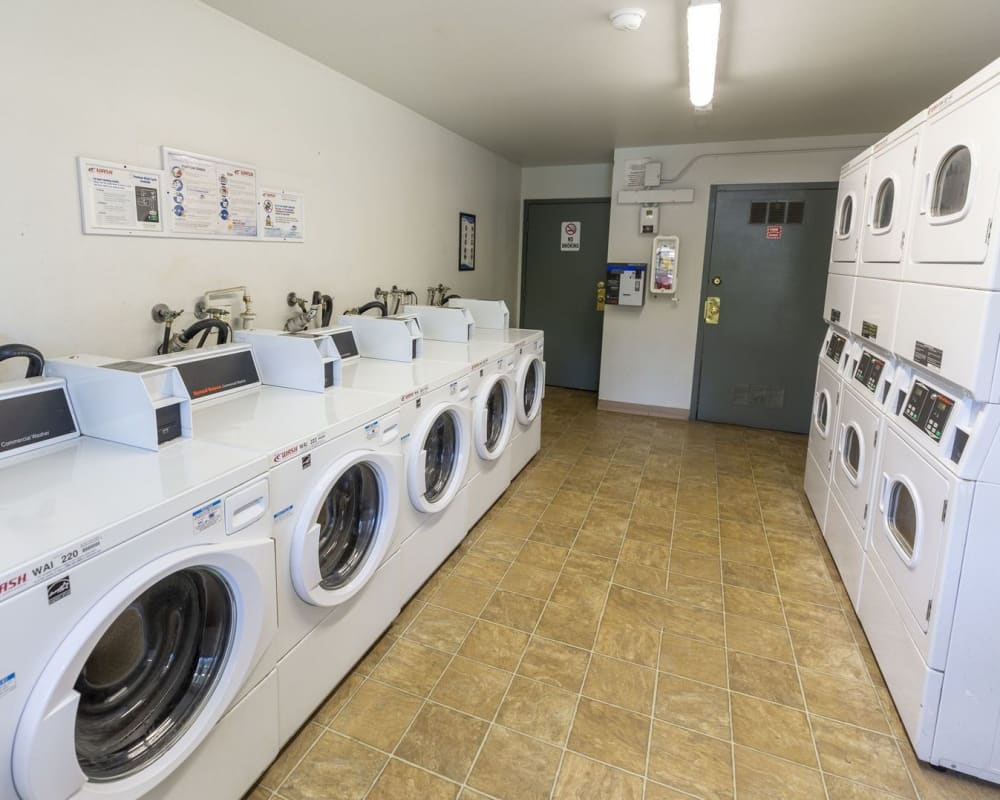 Onsite laundry facilities at Laguna Ellis in Concord, California
