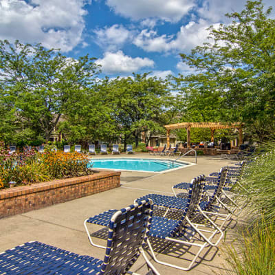 Sundeck at apartments in Perrysburg, Ohio