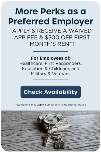 Preferred Employer Perks at The Gates of Deer Grove Apartment Homes in Palatine, Illinois