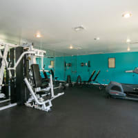 Rendering fitness center at The Social in Austin, Texas