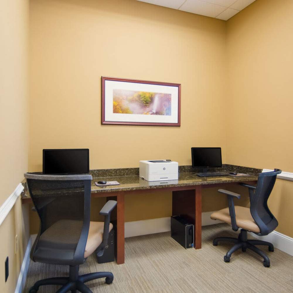 Business center at Waverly Place in Louisa, Virginia