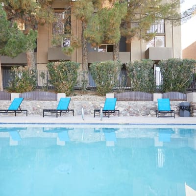 Swimming pool at Cliffside at Mountain Park in El Paso, Texas