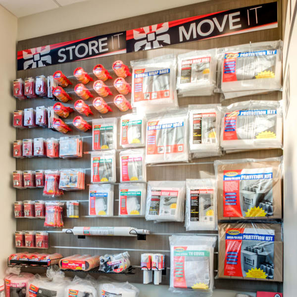 Packing supplies available at StorQuest Express Self Service Storage in Tampa, Florida