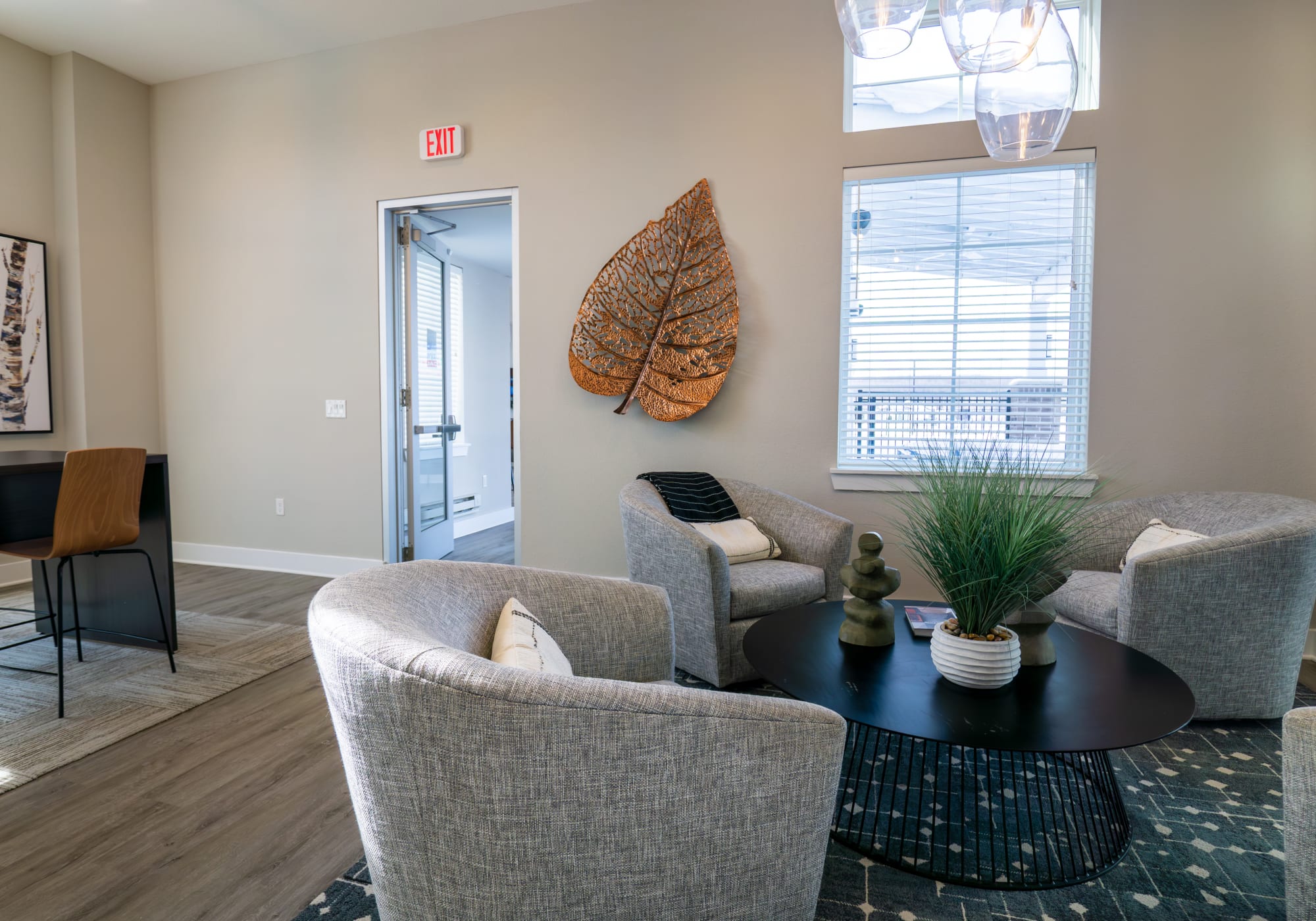 Club house community area at Wrenfield at Pleasant View in Madison, Wisconsin