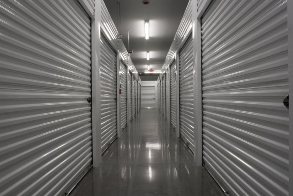 Storage units at Redmond Mini Storage in Redmond, Washington.