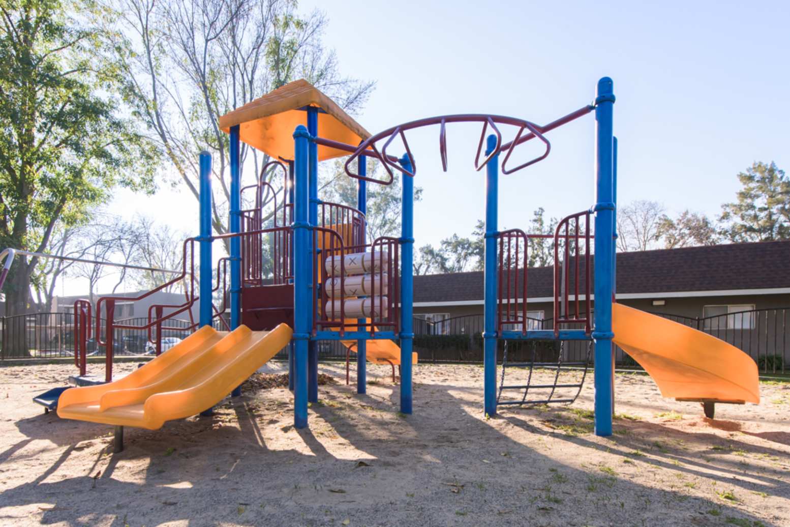 Community playground area at Livermore Gardens in Livermore, California