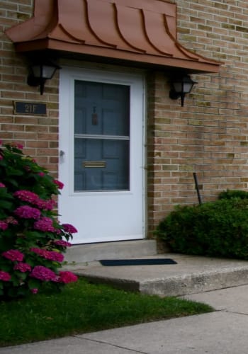 Front entrance to apartment at Timber Ridge in Lindenwold, New Jersey