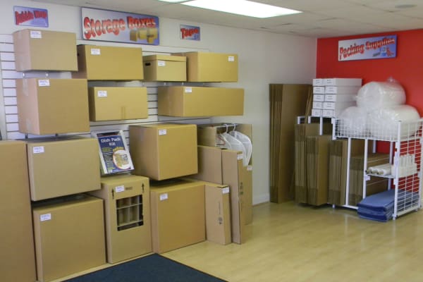 Storage boxes for sale at Self Storage Plus in Alexandria, VA