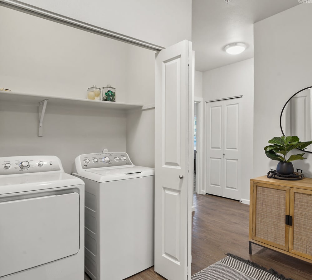 Laundry area at Reserve at Hunters Ridge in Eugene, Oregon