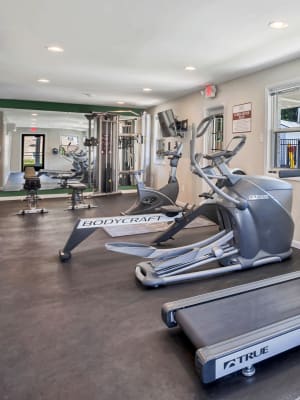 On-site fitness center at Lehigh Square in Allentown, Pennsylvania