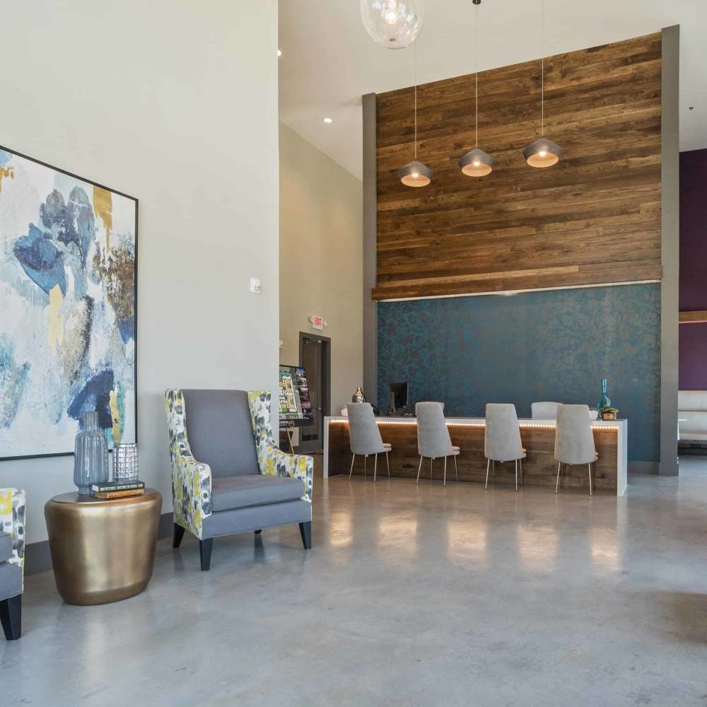 Leasing office at Millennium Place in Corinth, Texas