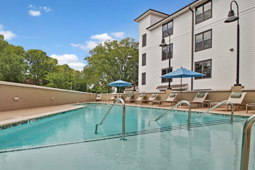 Rooftop pool at Duet in Nashville, Tennessee