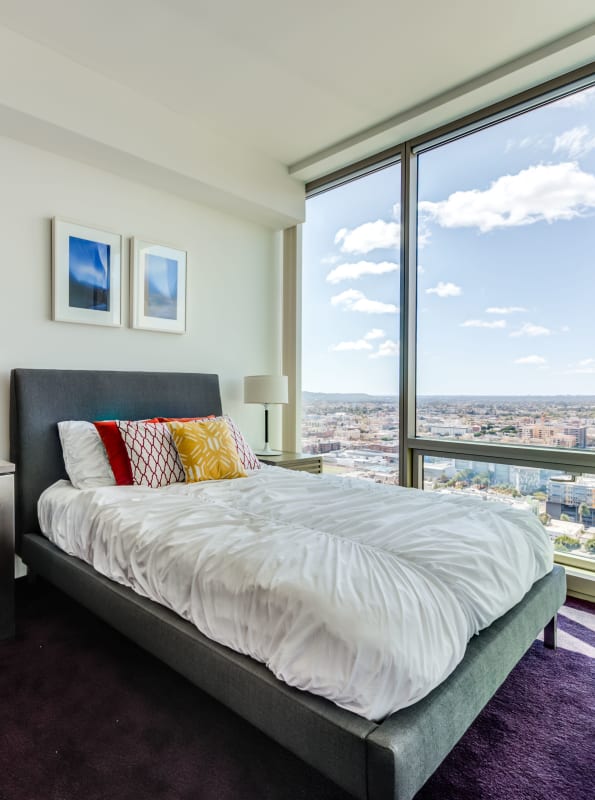 Comfy bedroom at The Vermont, Los Angeles, California