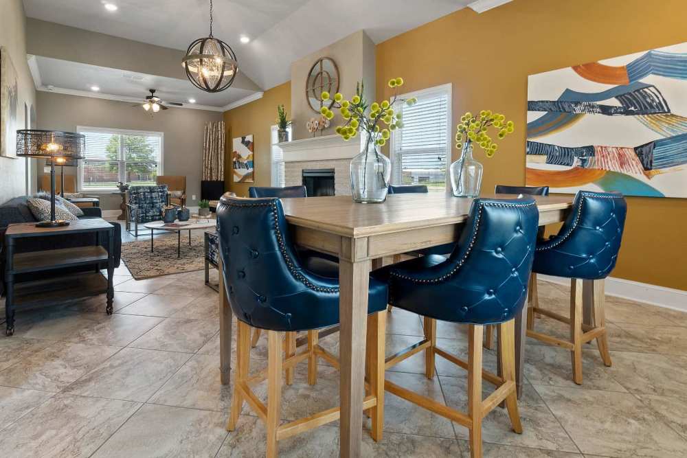 Luxurious clubhouse at Pine Creek in Paris, Texas