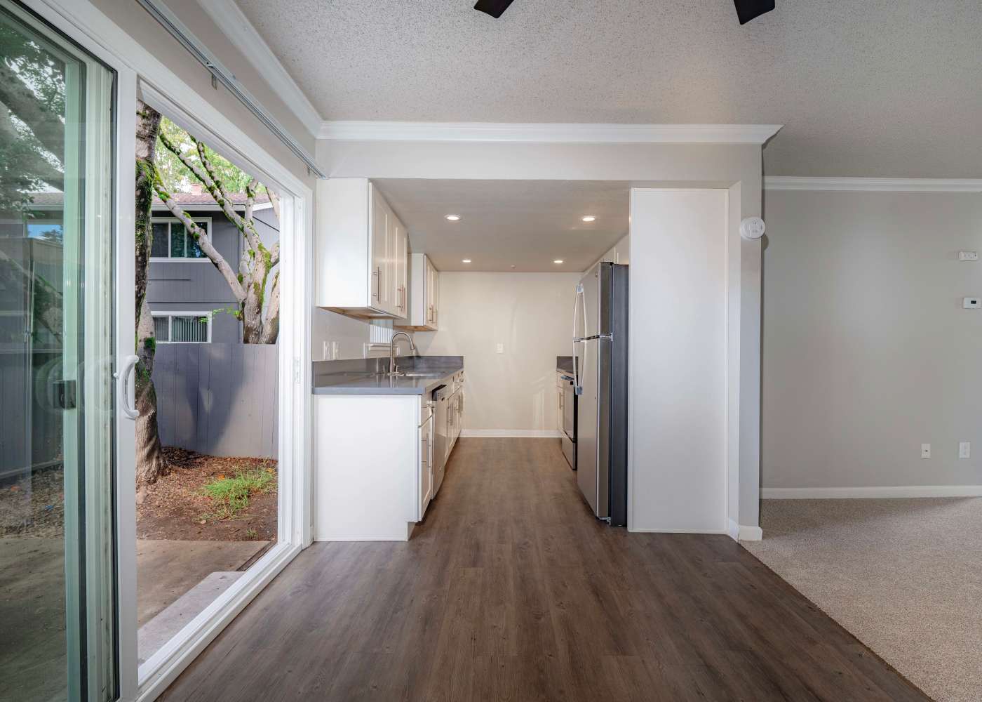 Another angle of the kitchen at Spring Lake Apartment Homes in Santa Rosa, California