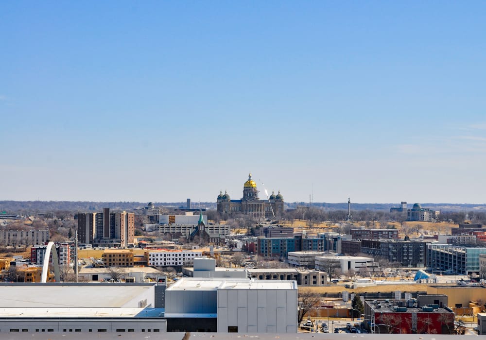 Community amenities at The Parker @ Seventh in Des Moines, Iowa