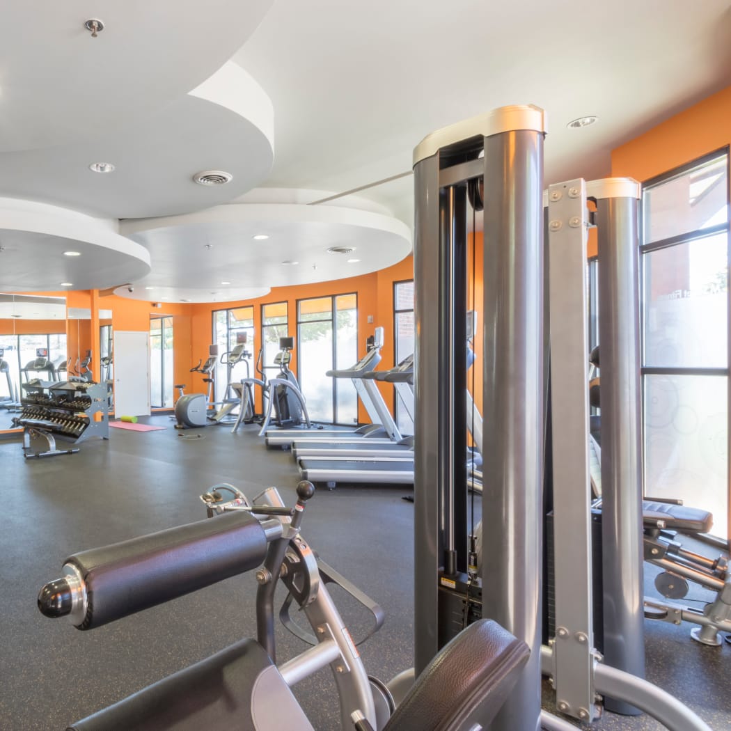 Onsite fitness center at M Street in Atlanta, Georgia