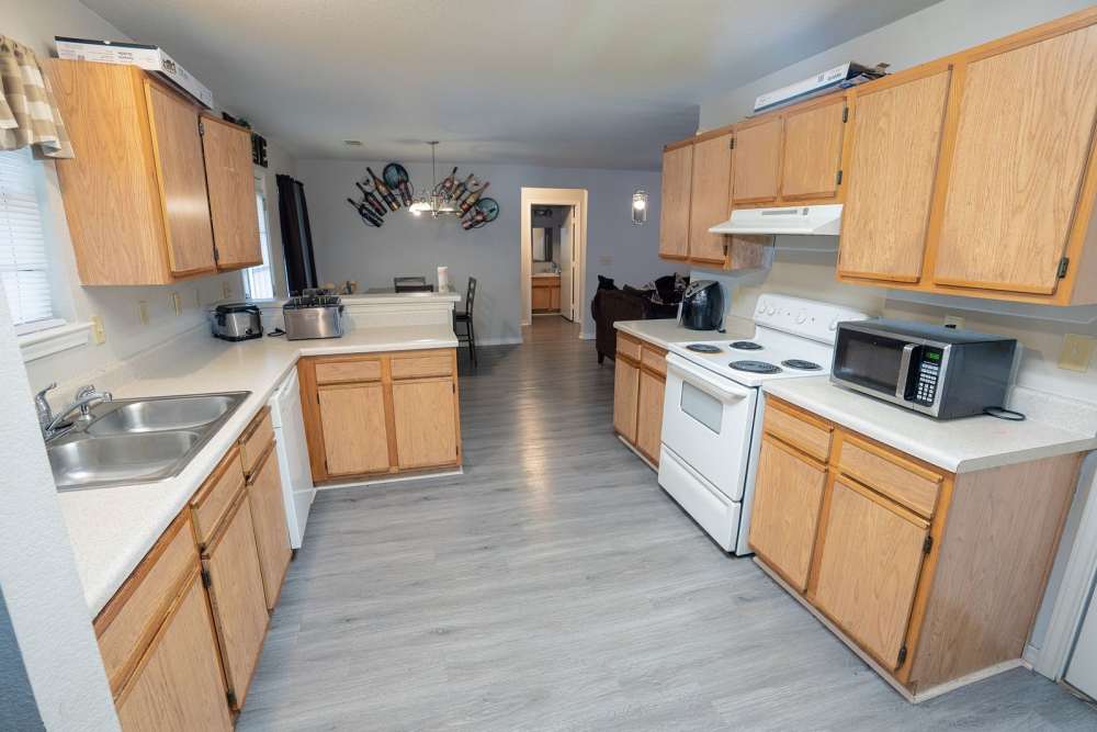 Clubhouse with kitchen at Bolivar Homes in Cleveland,Mississippi