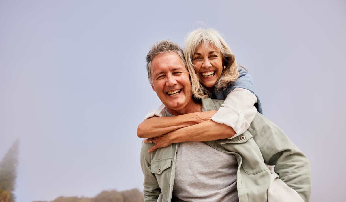 Resident couple in the neighborhood near Acapella in Las Vegas, Nevada