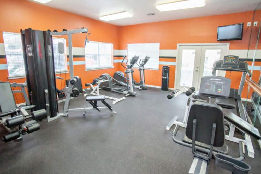 Community fitness area at Madison at Dell Ranch in Round Rock, Texas